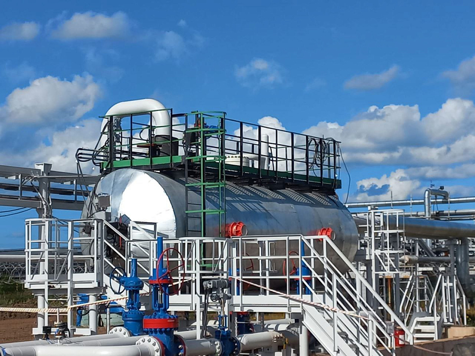 Узел входной сепарации УКПГ ЯНГКМ 0